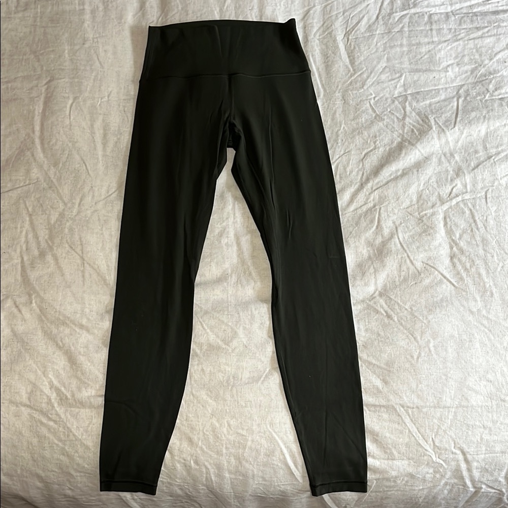 Lululemon Olive Green Align high waisted Leggings sz 6